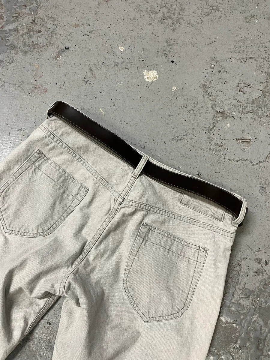 Yves Saint Laurent Brown Leather Belt obiRhnN 3