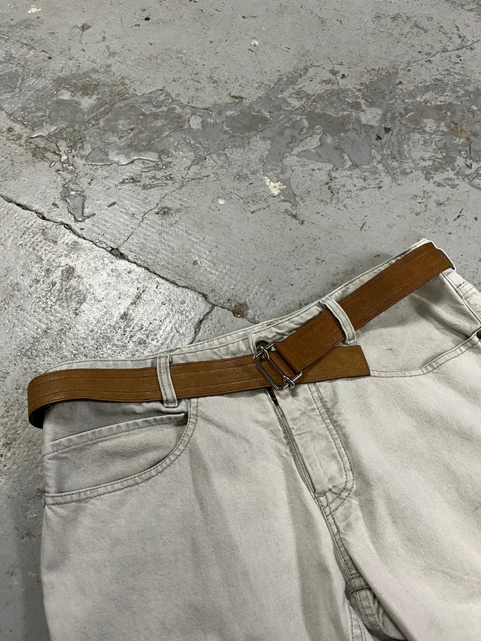 Yves Saint Laurent Brown Leather Belt INToxan 2