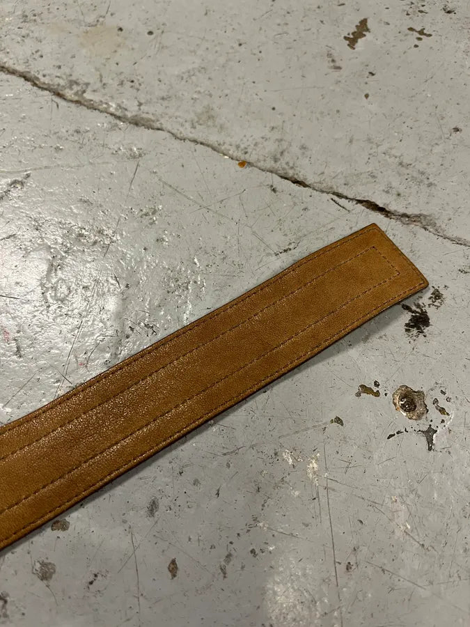 Yves Saint Laurent Brown Leather Belt INToxan 5