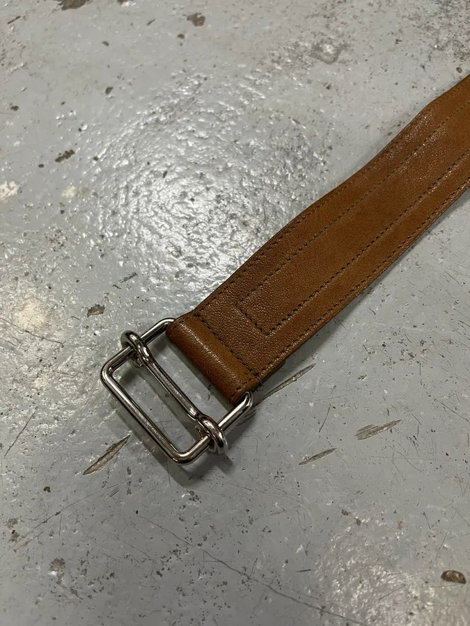 Yves Saint Laurent Brown Leather Belt INToxan 6