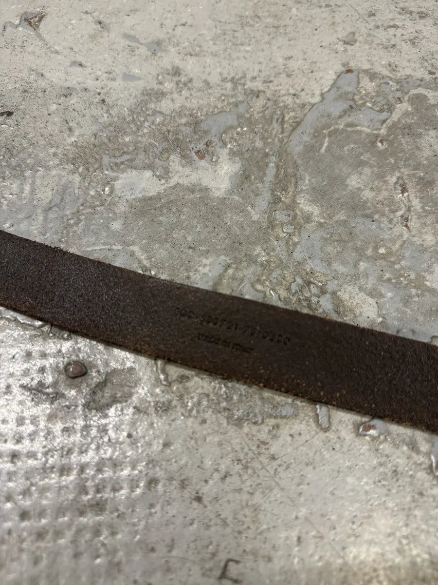 Yves Saint Laurent Brown Leather YSL Buckle Belt RLnADyI 5