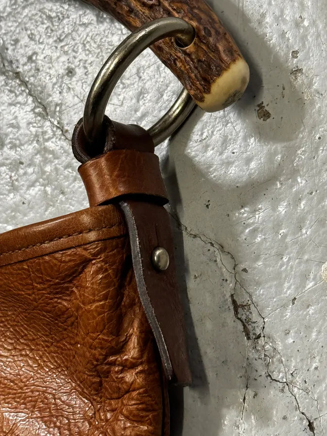 AW2002 Yves Saint Laurent Brown Mini Mombasa Leather Handle Bag NFwoUhf 9
