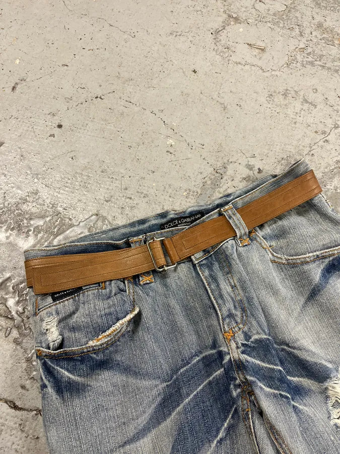 Yves Saint Laurent Casual Beige Leather Belt WInHFNb 0