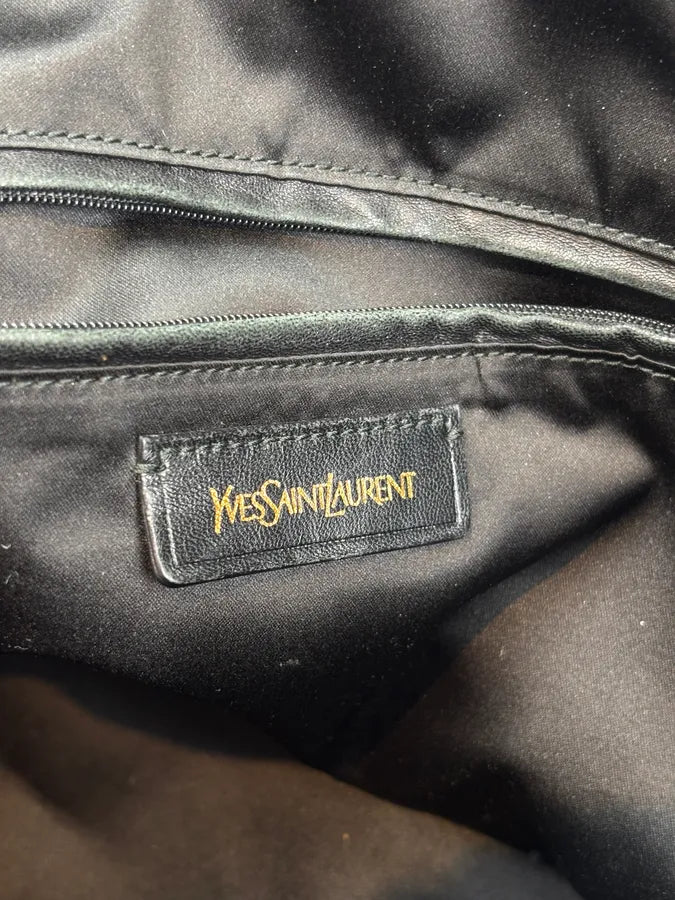 AW2008 Yves Saint Laurent Muse Dark Green Leather Handle Bag YJnCdwN 15