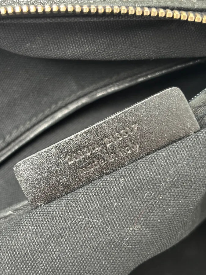 Yves Saint Laurent Grey Brut Leather Handle Bag xjgqNFk 12