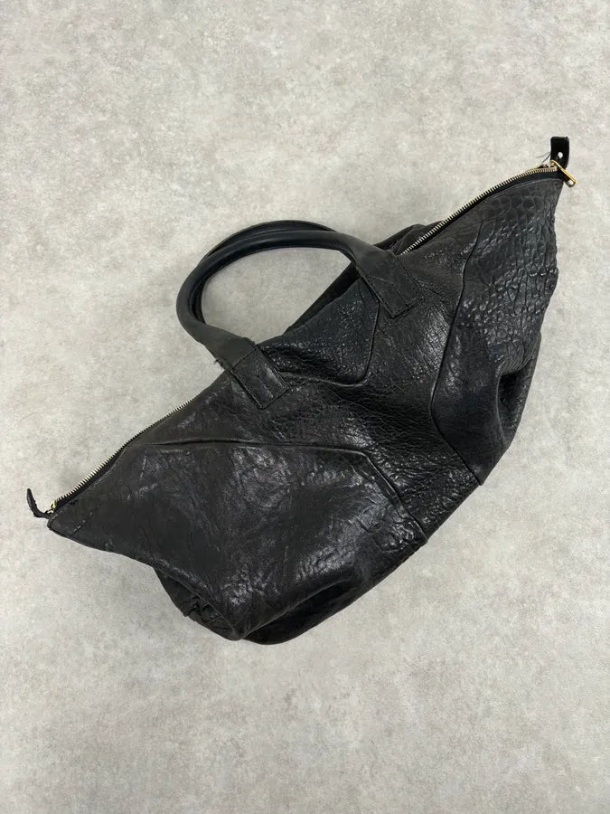 Yves Saint Laurent Grey Brut Leather Handle Bag xjgqNFk 6