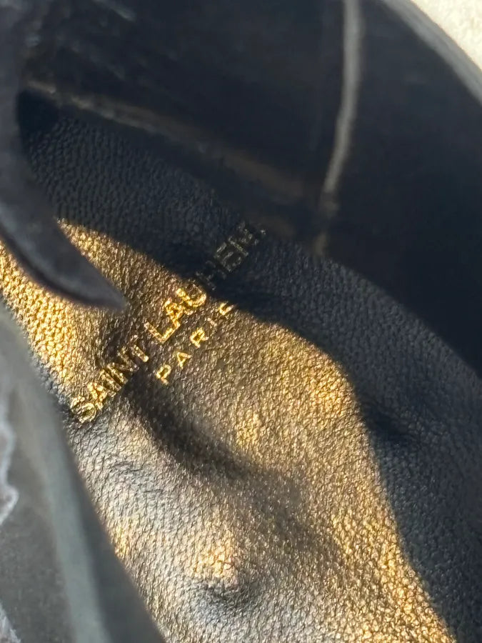 2010s Saint Laurent Grey Suede Wyatt Chelsea Boots DdcwkTj 12
