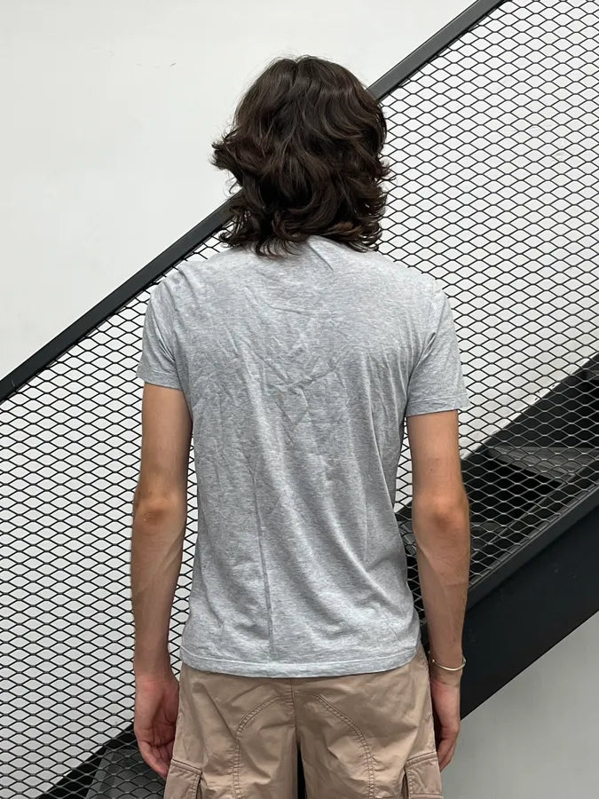 1990s Yves Saint Laurent Grey Propaganda T-Shirt NlPFyfO 2