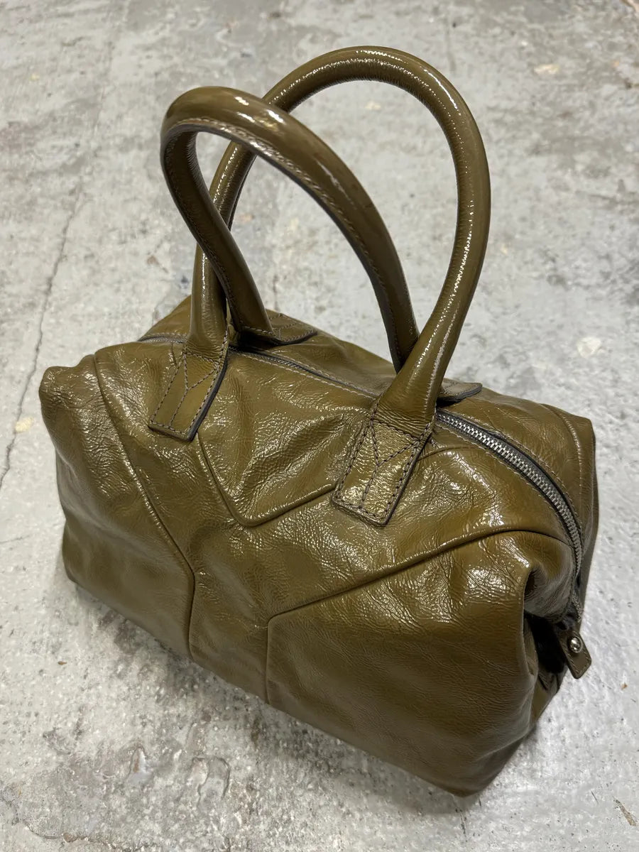Yves Saint Laurent Leather Olive Handle Bag SHVIfmd 1