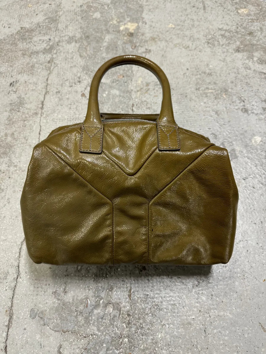 Yves Saint Laurent Leather Olive Handle Bag SHVIfmd 0