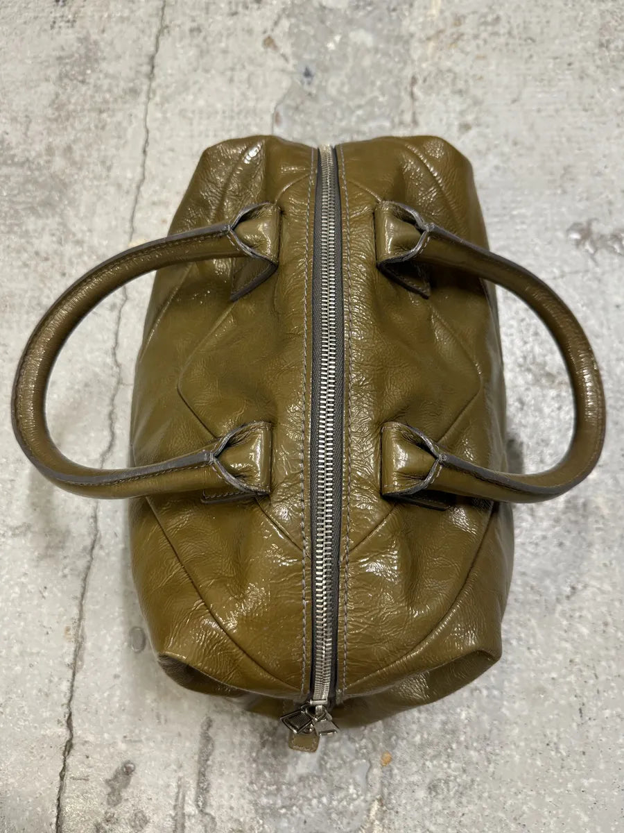 Yves Saint Laurent Leather Olive Handle Bag SHVIfmd 2