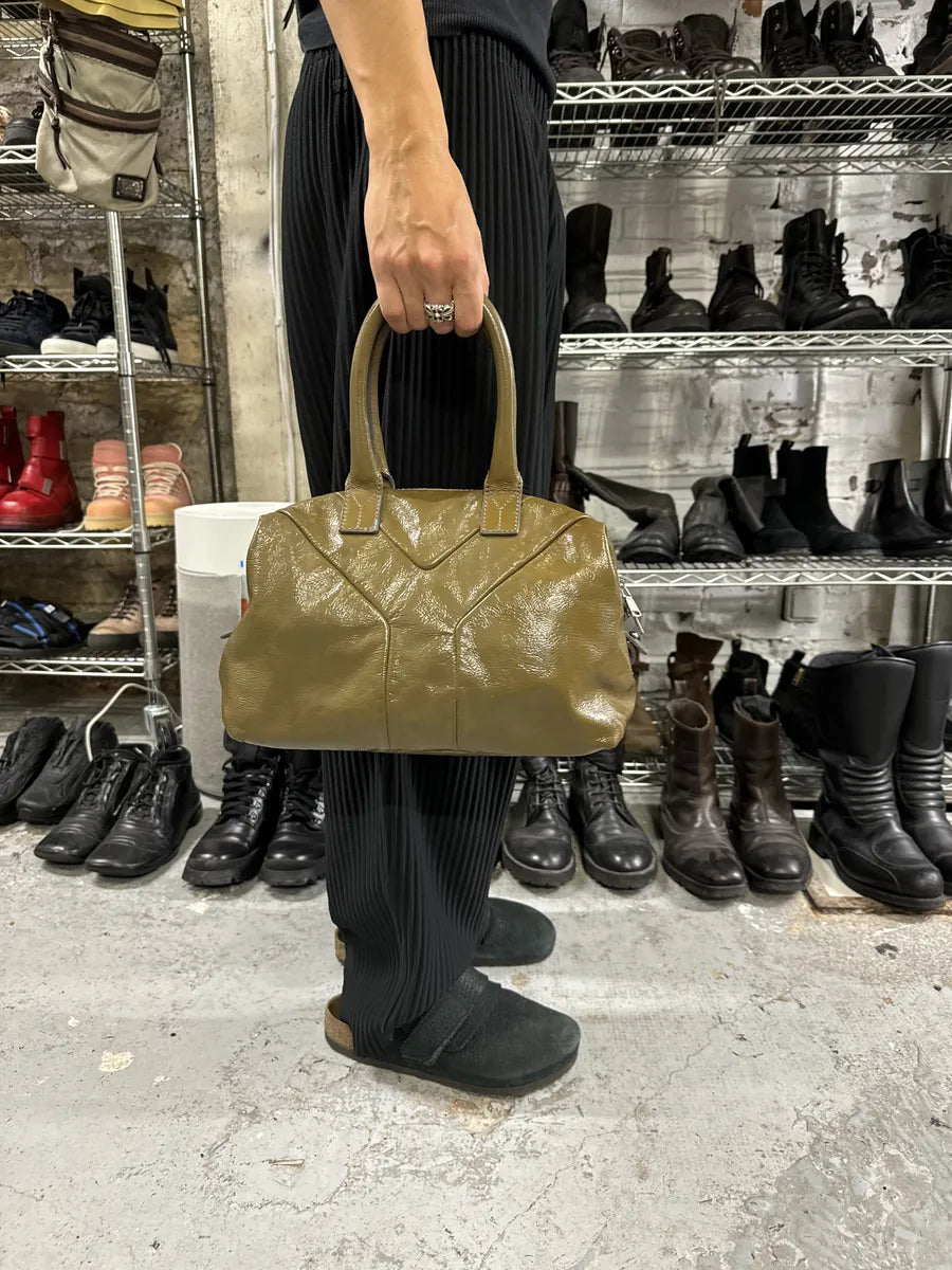 Yves Saint Laurent Leather Olive Handle Bag SHVIfmd 3