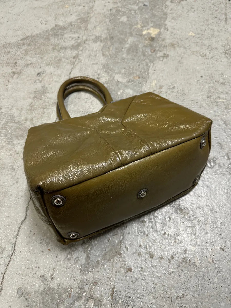 Yves Saint Laurent Leather Olive Handle Bag SHVIfmd 7