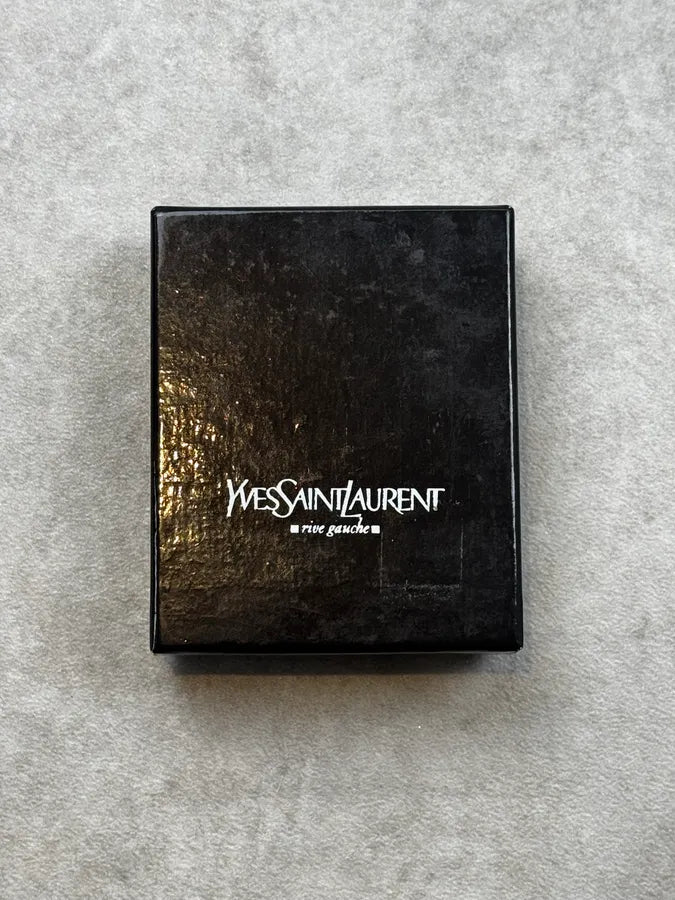 Yves Saint Laurent Leopard Pony Hair YSL Impact Logo Bracelet ueaAnhC 8