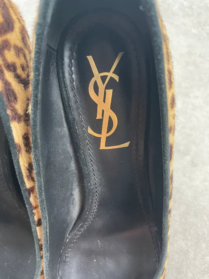 Yves Saint Laurent Tribtoo Leopard Leopard Pony Hair Heels vhgGGzS 6