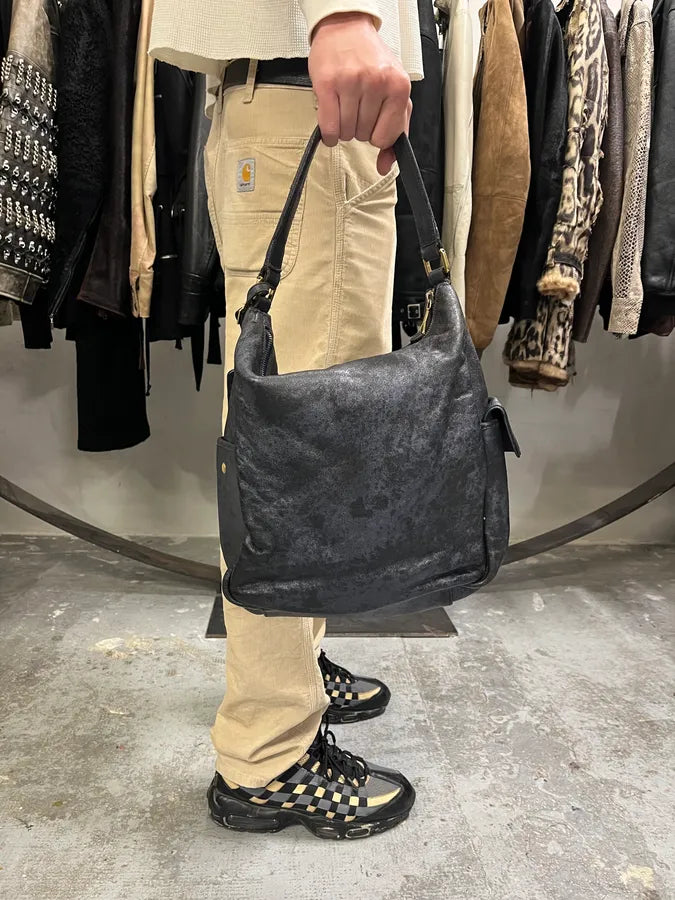 Yves Saint Laurent Metallic Blue Eroded Bag FJCIHlQ 1