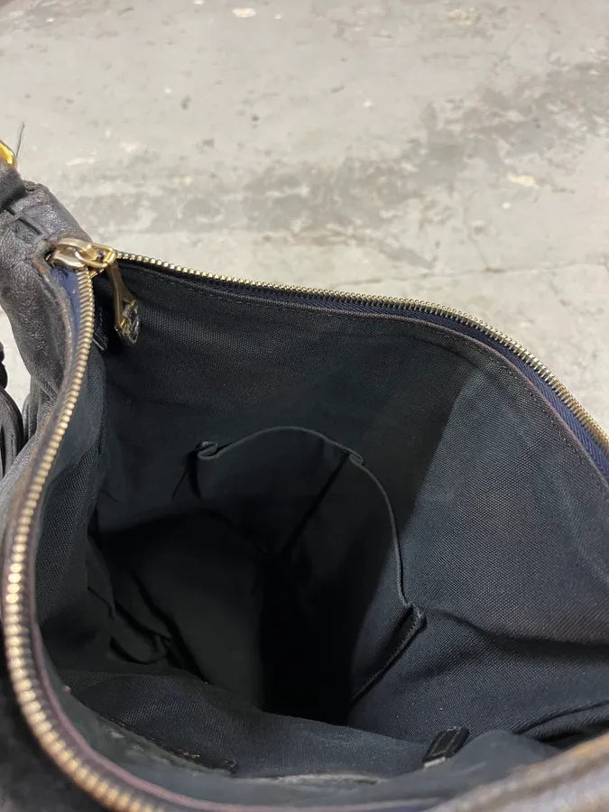 Yves Saint Laurent Metallic Blue Eroded Bag FJCIHlQ 10