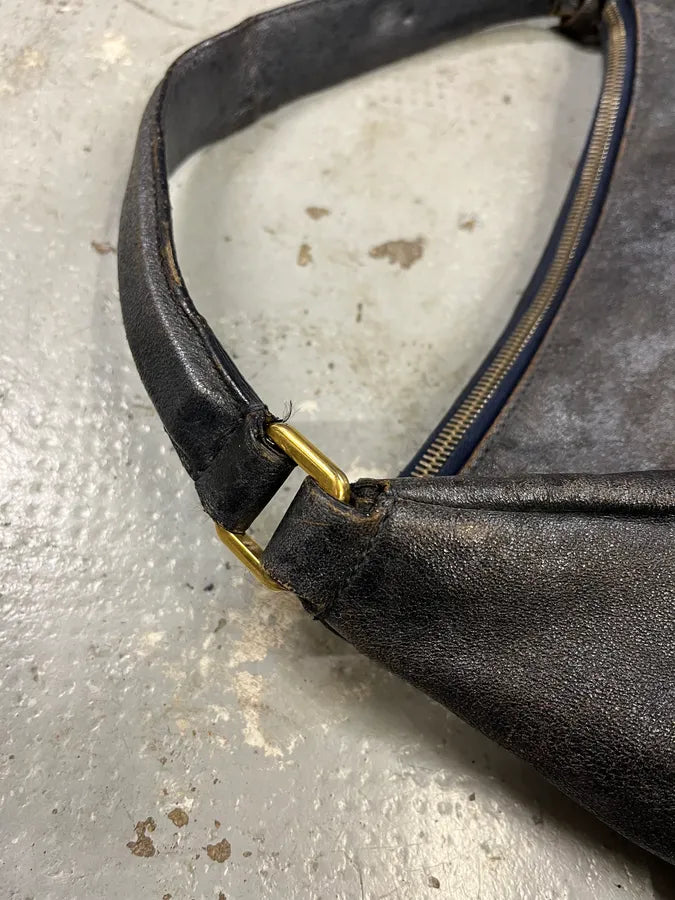 Yves Saint Laurent Metallic Blue Eroded Bag FJCIHlQ 7