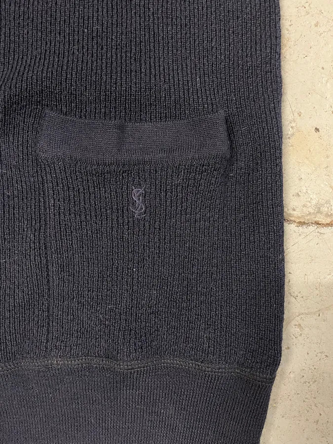 Yves Saint Laurent Navy Wool Vest Sweater VpsTuUt 7