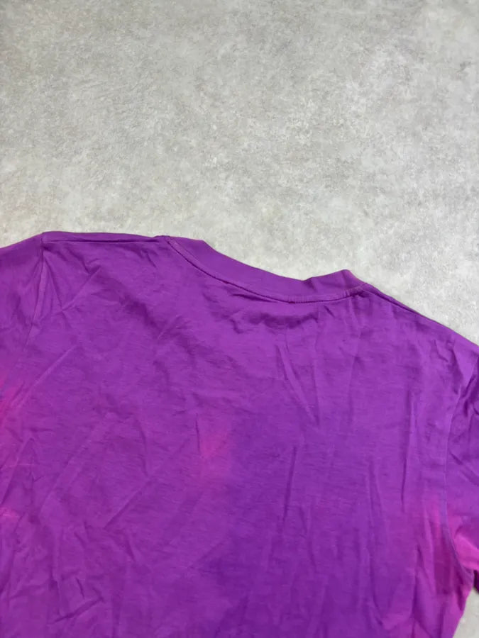 2000s Yves Saint Laurent Purple Logo T-Shirt jsugMjR 5