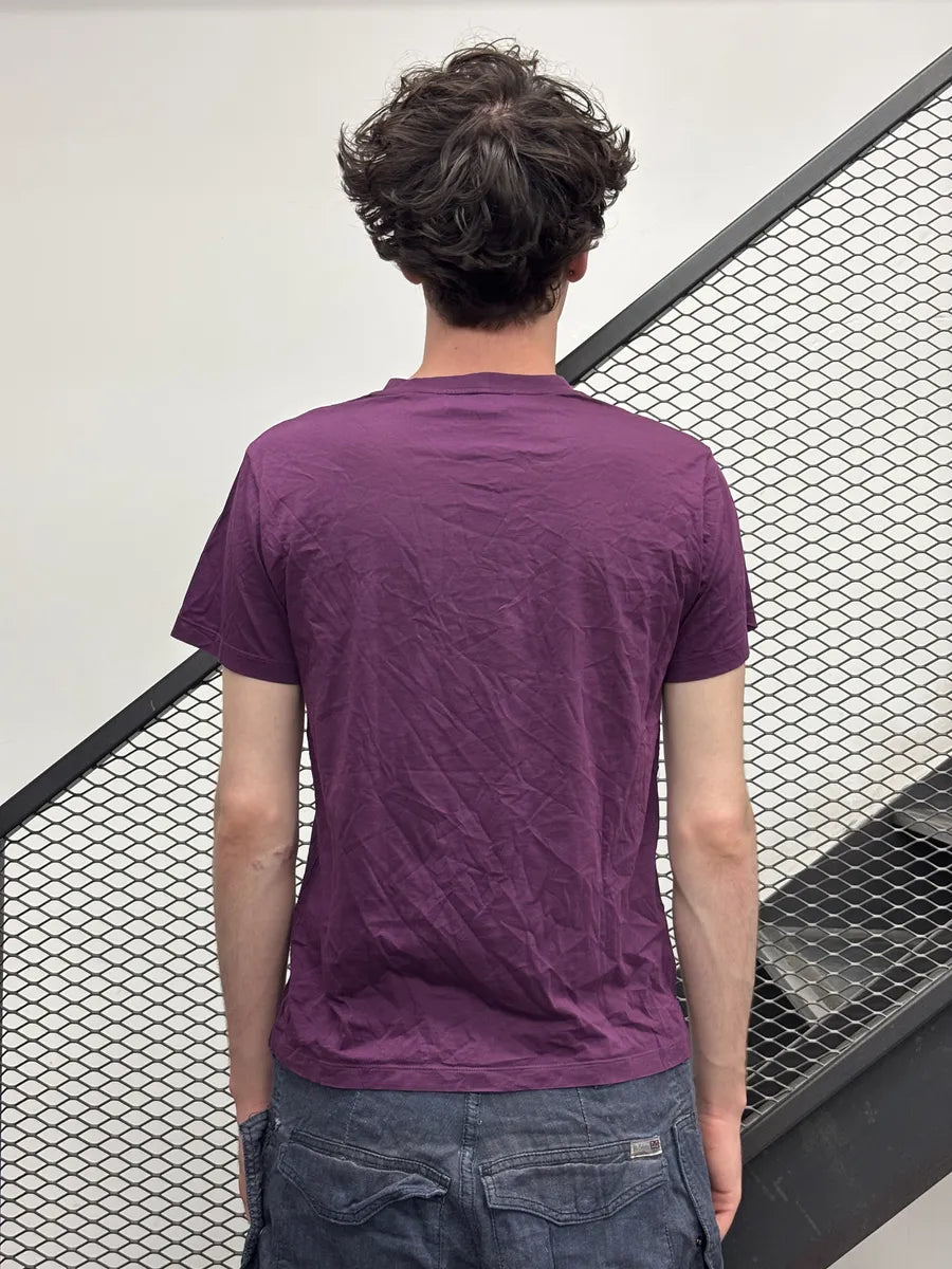 2000s Yves Saint Laurent Purple Obscure T-shirt fJahbkQ 2