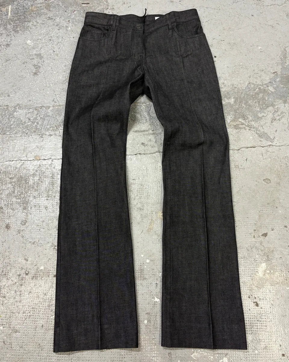 Yves Saint Laurent Raw Grey Denim Jeans (L) jlwtFcf 3