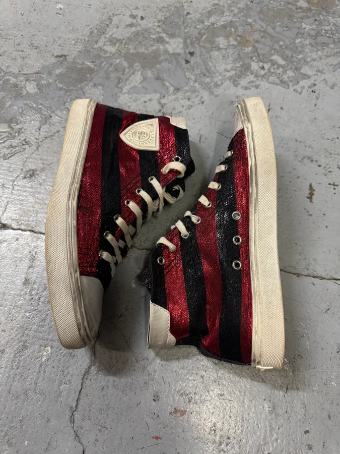 Yves Saint Laurent Red Bedford High Shoes AmbPPtH 2