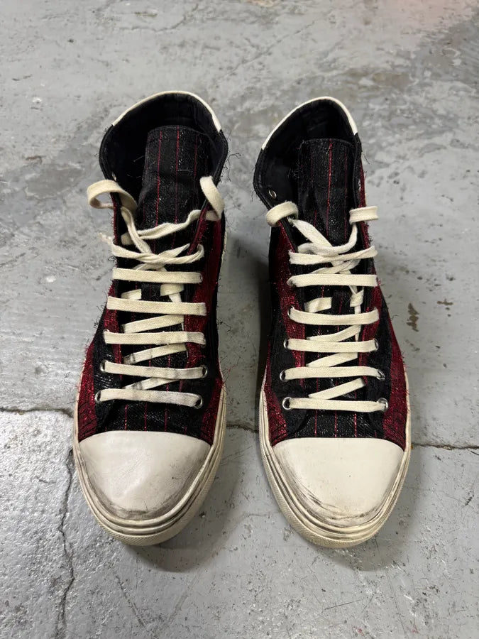 Yves Saint Laurent Red Bedford High Shoes AmbPPtH 3