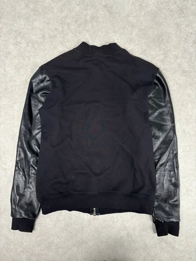 SS2014 Saint Laurent Hybrid Leather Sleeves Jacket by Hedi Slimane uEMDAvU 4