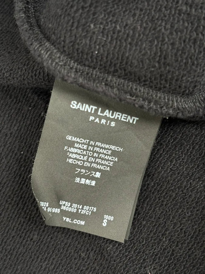 SS2014 Saint Laurent Hybrid Leather Sleeves Jacket by Hedi Slimane uEMDAvU 7