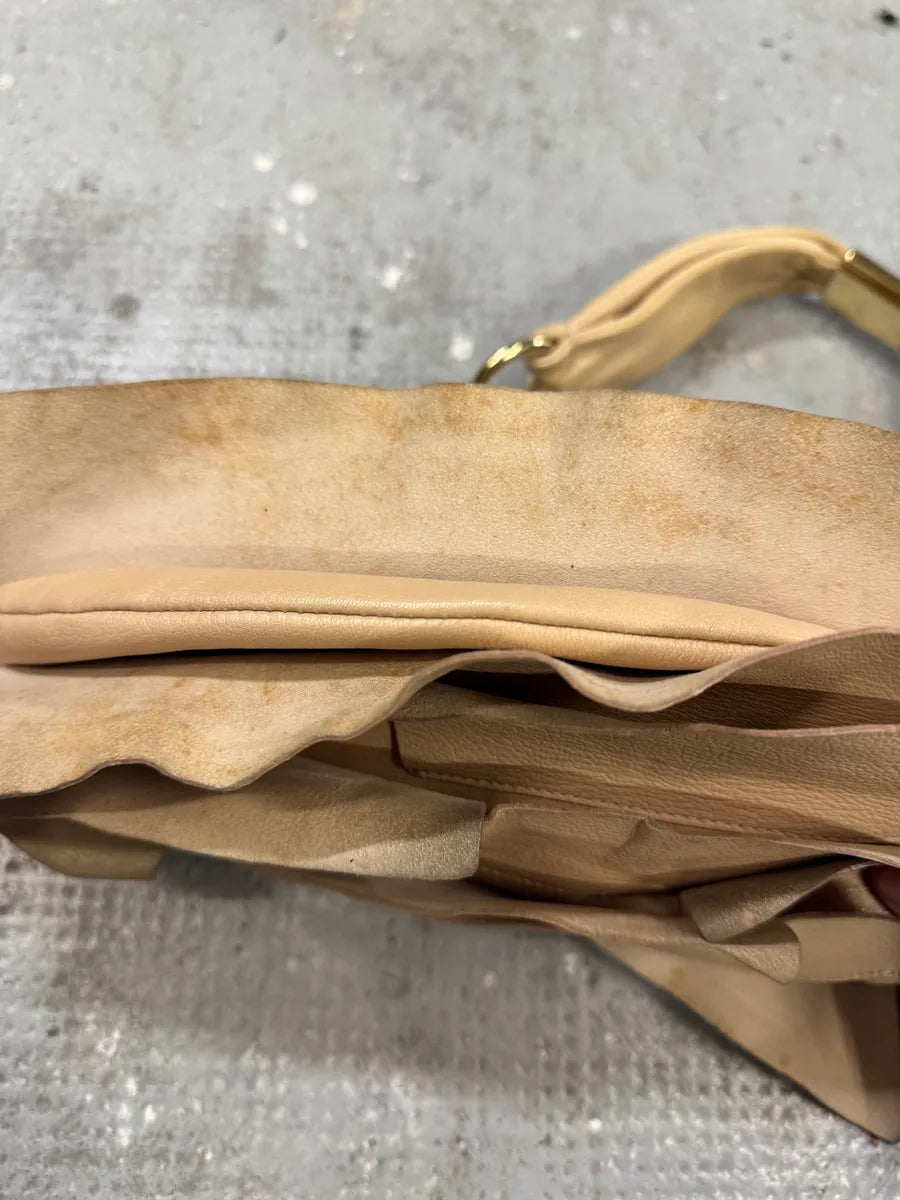 Yves Saint Laurent Saint Tropez Beige Leather Handle bag QbzuhAP 10