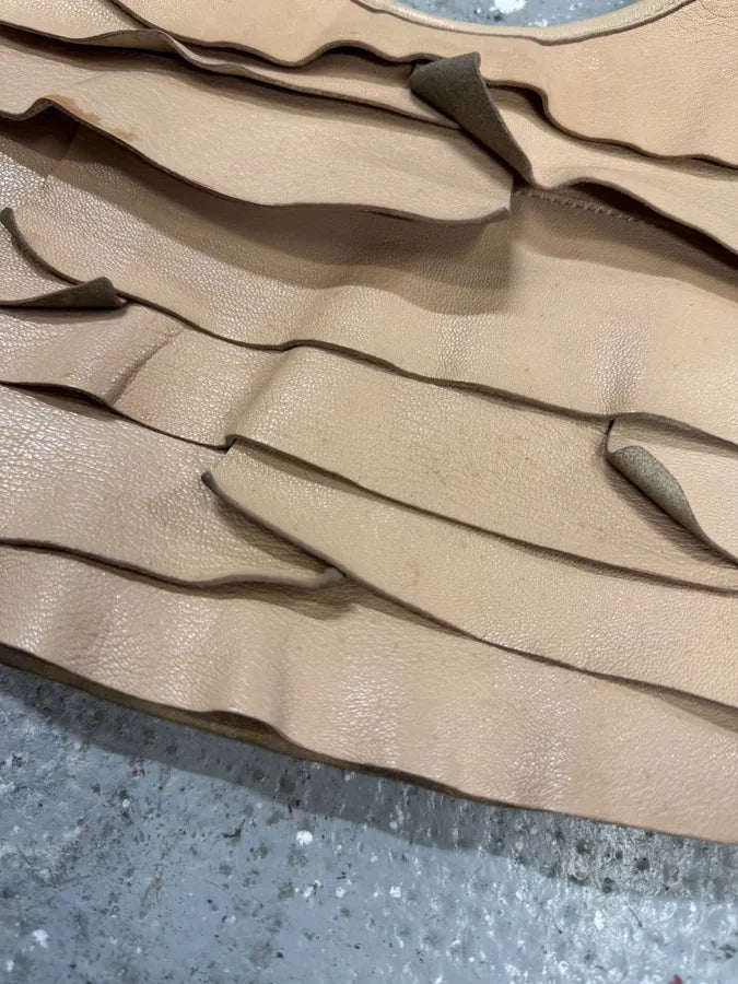 Yves Saint Laurent Saint Tropez Beige Leather Handle bag (OS) QbzuhAP 3