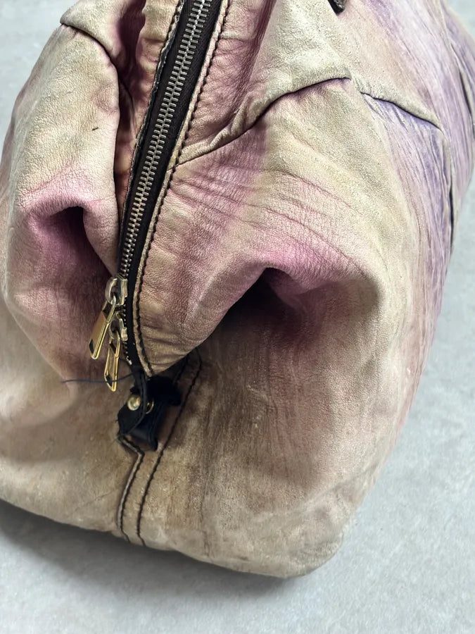 2000s Yves Saint Laurent Faded Purple Leather Handle Bag FjKNXHl 21