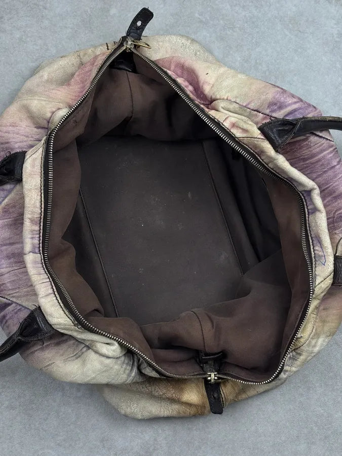 2000s Yves Saint Laurent Faded Purple Leather Handle Bag FjKNXHl 27
