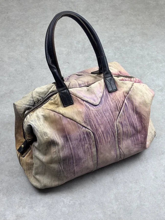 2000s Yves Saint Laurent Faded Purple Leather Handle Bag FjKNXHl 1