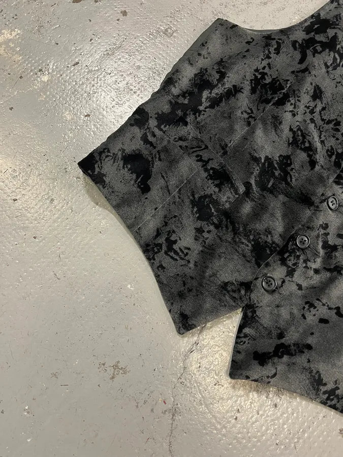 Yves Saint Laurent Velvet Erosion Black Vest mCoTnLb 4