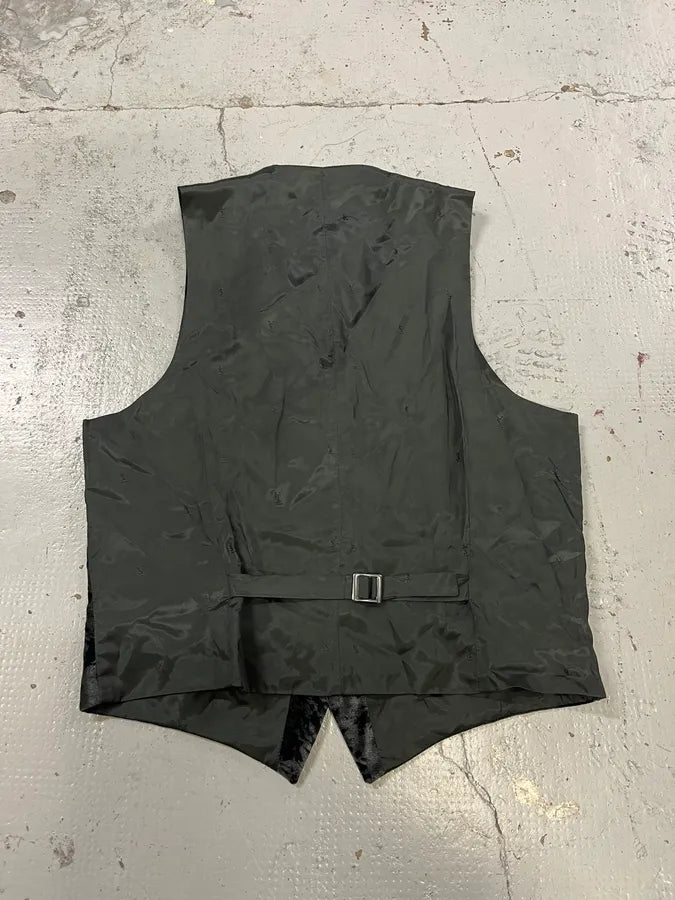 Yves Saint Laurent Velvet Erosion Black Vest mCoTnLb 5