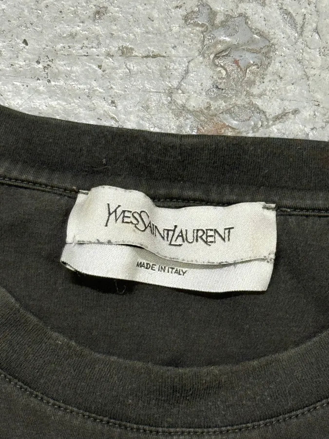 Yves Saint Laurent YSL Bats Black T-Shirt UaHCVhe 4