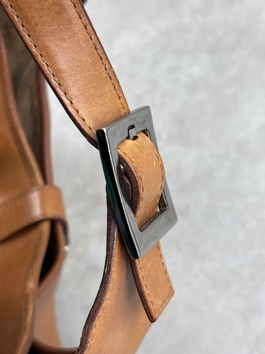 2000s Gucci Tan Leather Jackie Lock Hobo Shoulder Bag yxpwErLr 10