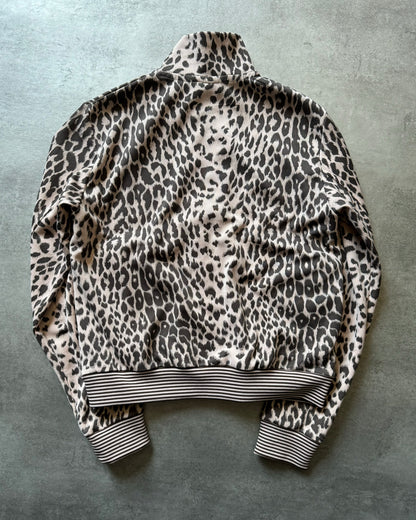 Dries Van Noten Cozy Creamy Leopard Zip-Up (M) - 3