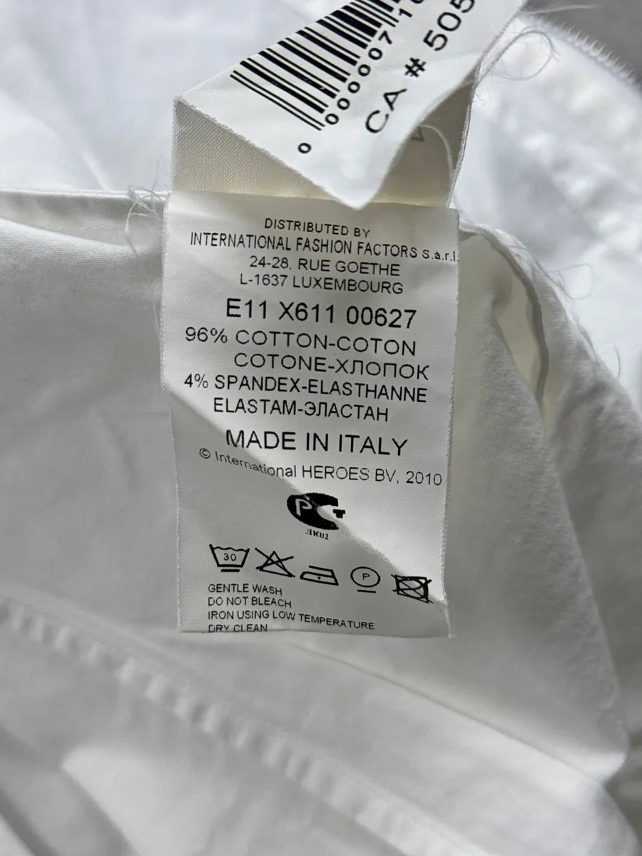 SS2011 Dirk Bikkembergs White Hardware Light Jacket zHTuhrZj 11