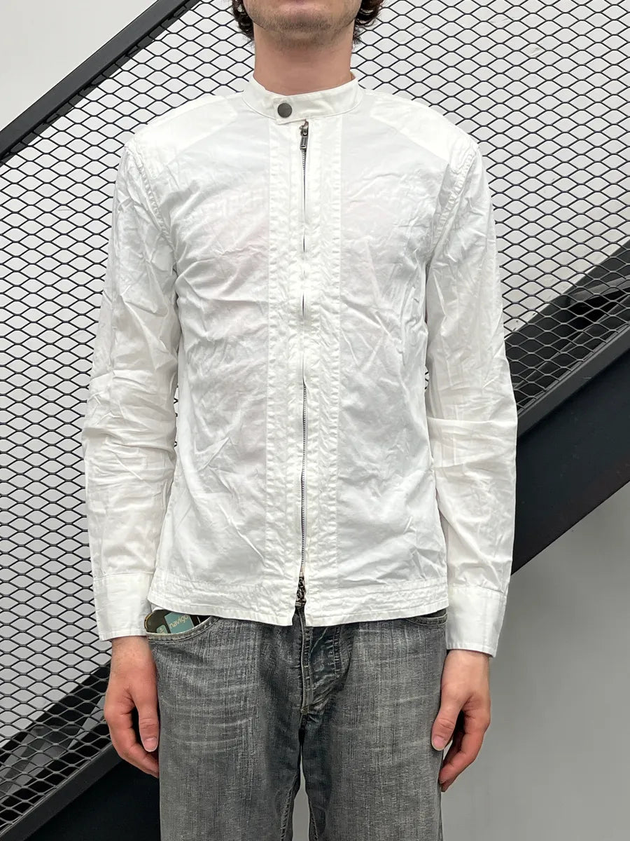 SS2011 Dirk Bikkembergs White Hardware Light Jacket zHTuhrZj 2