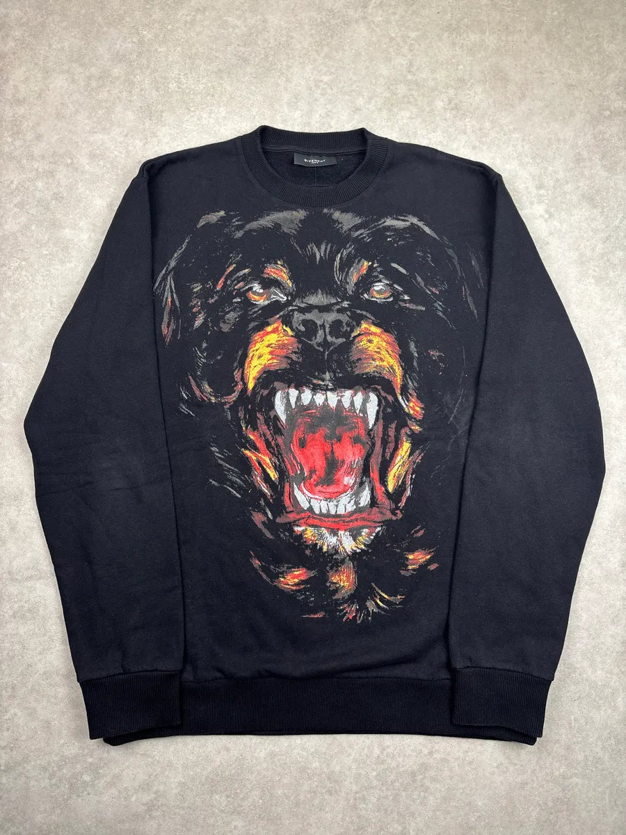 AW2011 Givenchy Black Rottweiler Dog Sweater by Riccardo Tisci zKkbBXMM 0