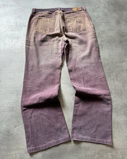 SS2004 Cavalli Faded Purple Relaxed Pants (M) - 4