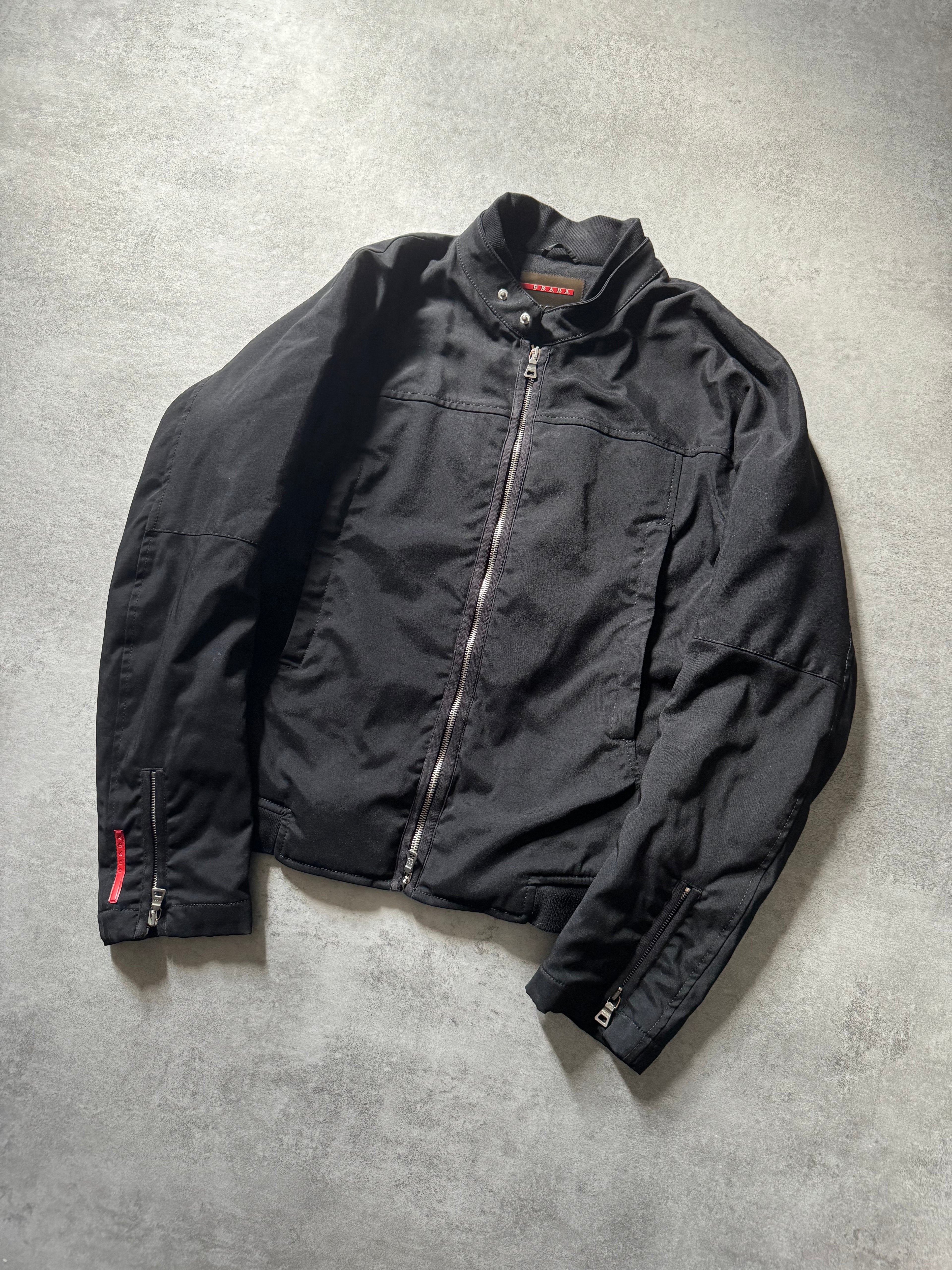 2000s Prada Light Black Tactical Jacket  (M) - 11