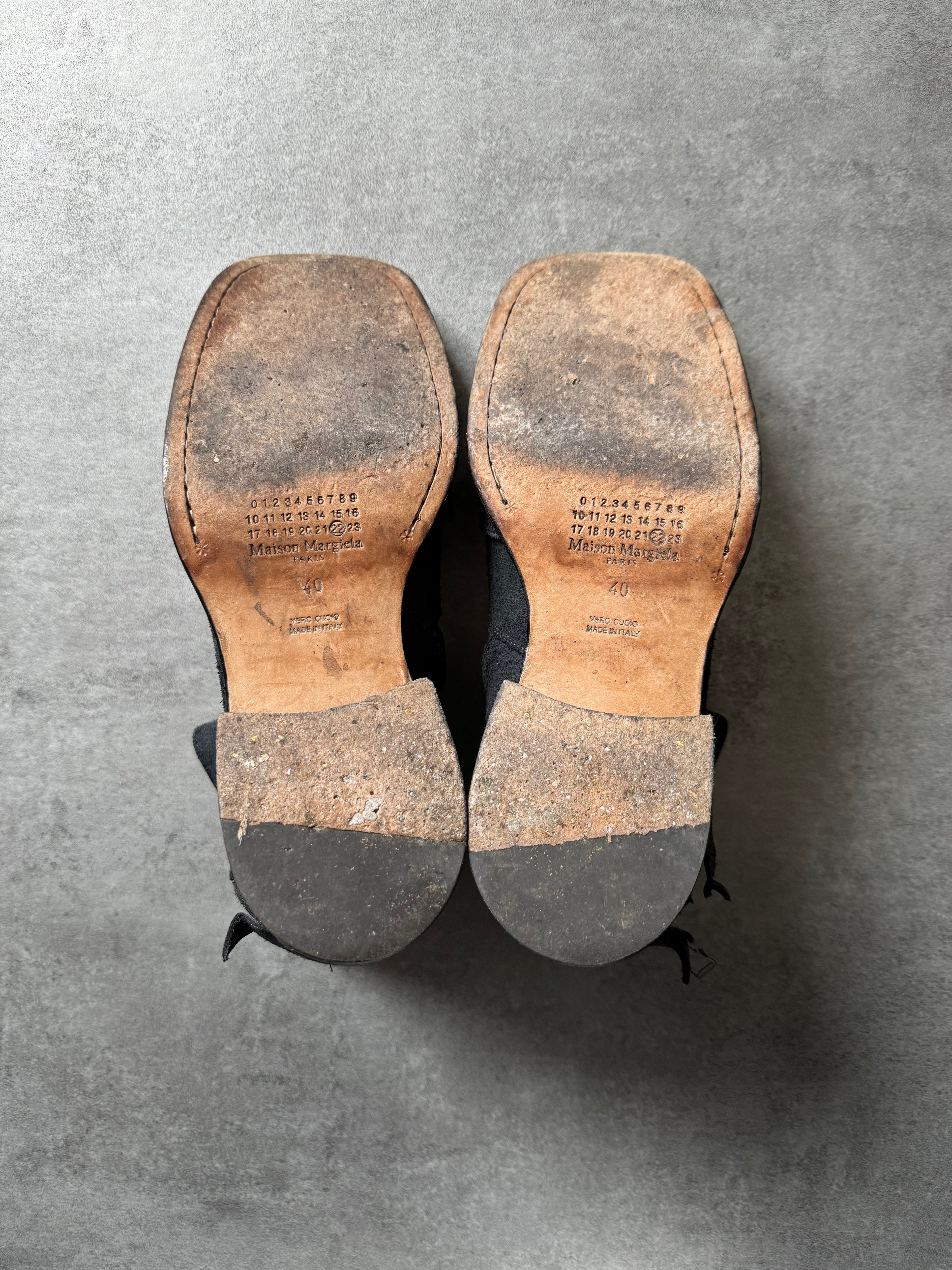 SS2021 Maison Margiela Black Destructured Boots  (40) - 7