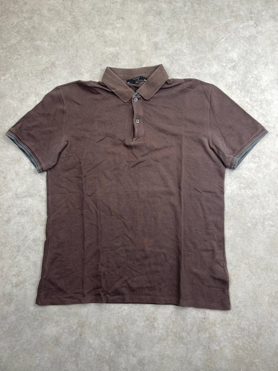 2010s Gucci Brown Stripe Polo zRJzNmBM 0