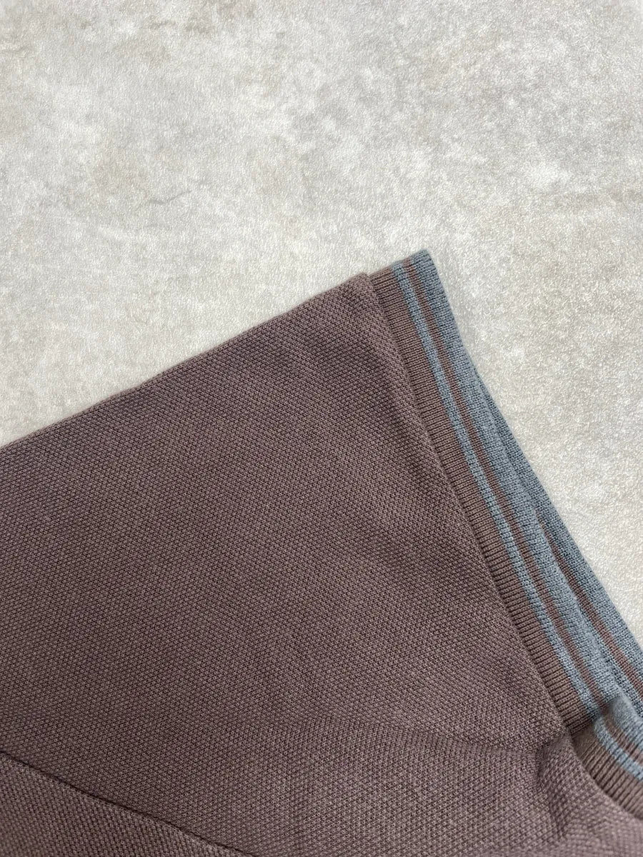 2010s Gucci Brown Stripe Polo zRJzNmBM 6