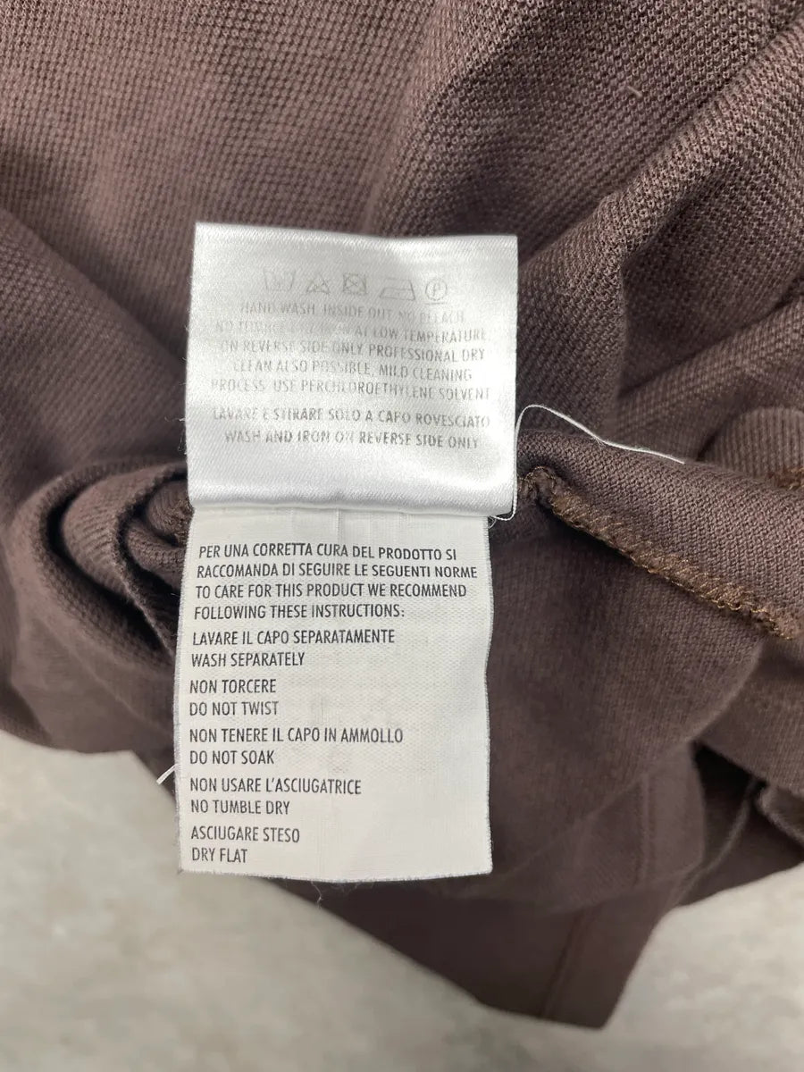 2010s Gucci Brown Stripe Polo zRJzNmBM 9