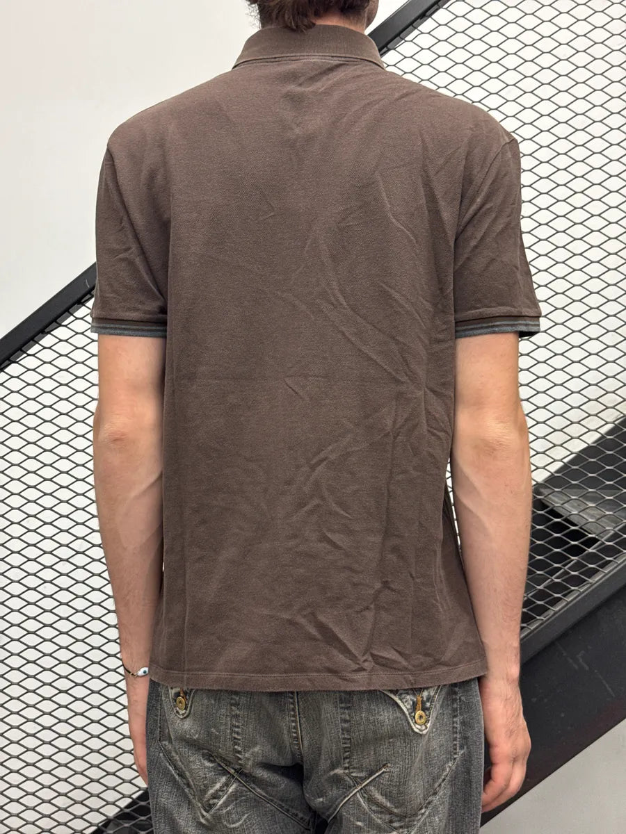 2010s Gucci Brown Stripe Polo zRJzNmBM 2